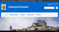 Desktop Screenshot of comune.ceccano.fr.it